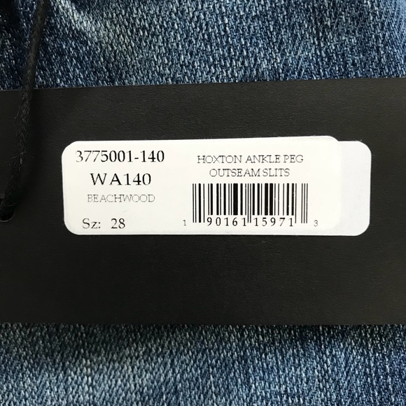 NWT Paige Hoxton Ankle Peg jeans - Picture 6 of 8